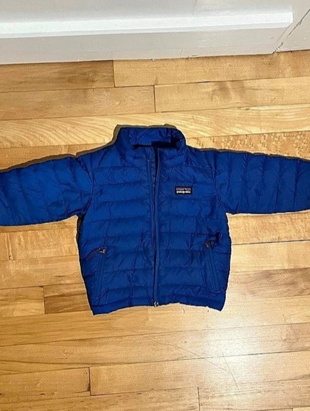 Patagonia Baby Down Sweater Puffer Jacket Blue 12M